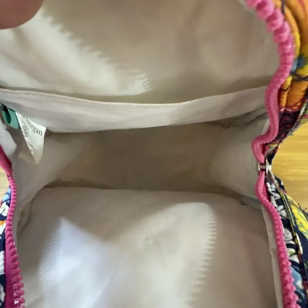 Danielle Morgan Quilted Lunch Box Bag Paisley Mandala Flower Insulated Tote